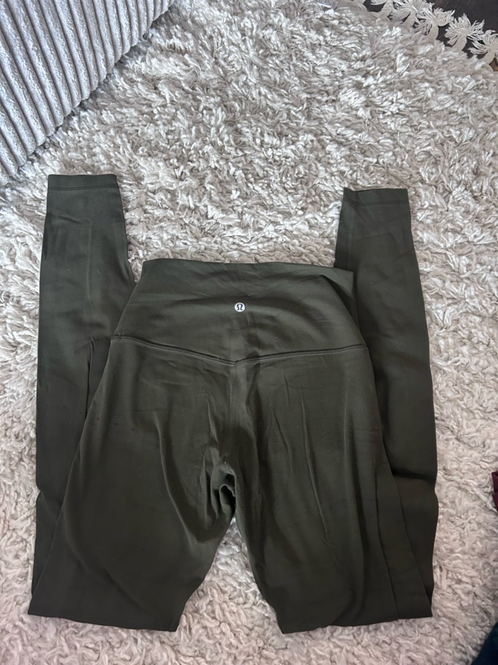 lululemon athletica Olive Green High-Rise Leggings